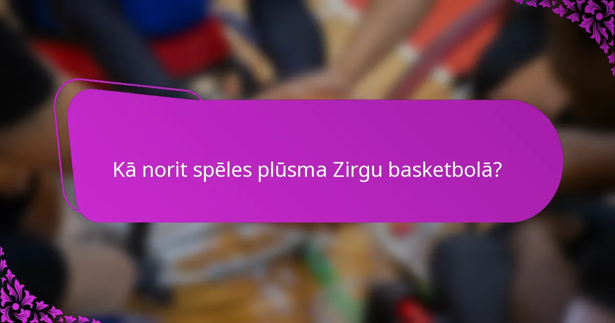 Kā norit spēles plūsma Zirgu basketbolā?