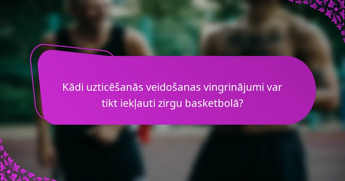 Kādi uzticēšanās veidošanas vingrinājumi var tikt iekļauti zirgu basketbolā?